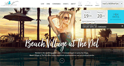 Desktop Screenshot of beachvillageatthedel.com